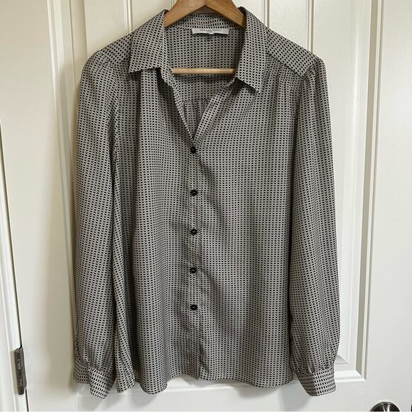 Gerard Darel women’s button down blouse‎ size 10 (uk40) - Picture 2 of 8